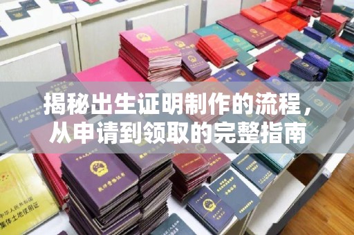 太白揭秘出生证明制作的流程，从申请到领取的完整指南