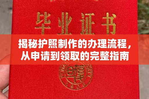 太白揭秘护照制作的办理流程，从申请到领取的完整指南