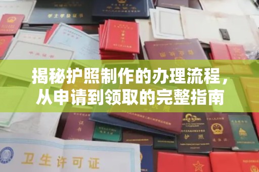 太白揭秘护照制作的办理流程，从申请到领取的完整指南