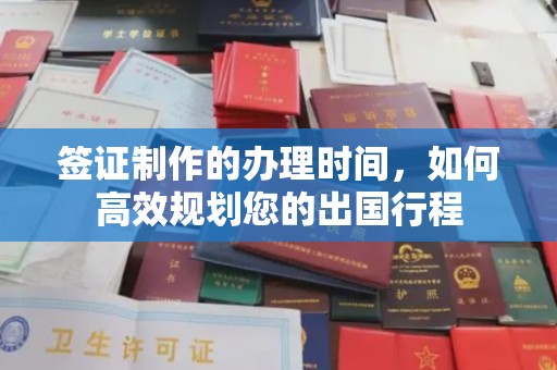 太白签证制作的办理时间，如何高效规划您的出国行程